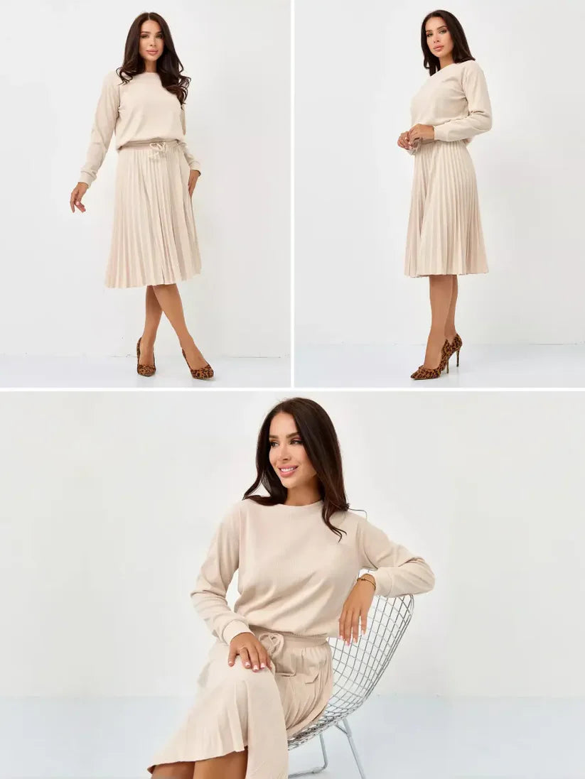 Aurora Pleated Skirt Set