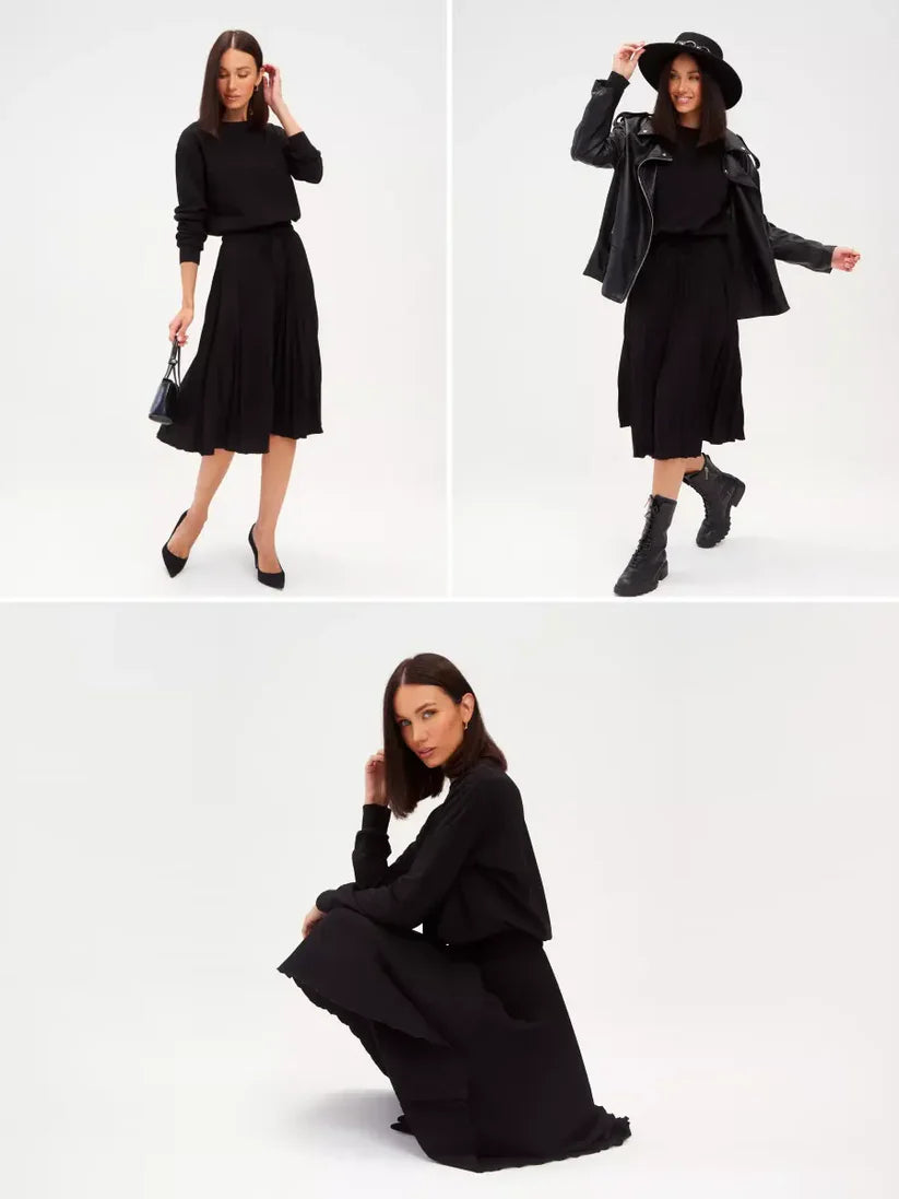 Aurora Pleated Skirt Set