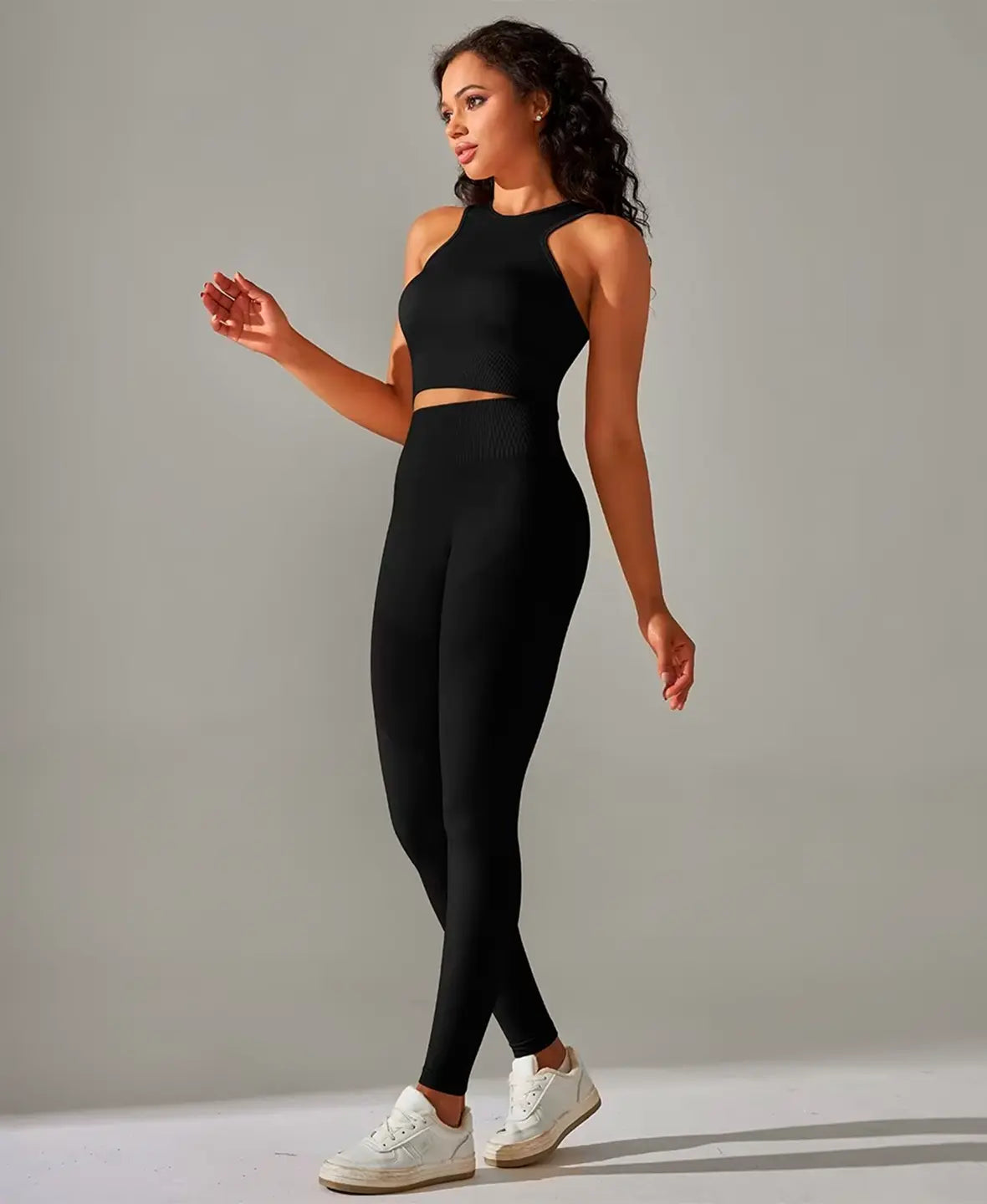 FitTech High-Waist Fitness Set