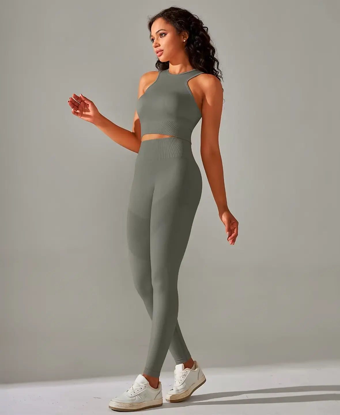 FitTech High-Waist Fitness Set
