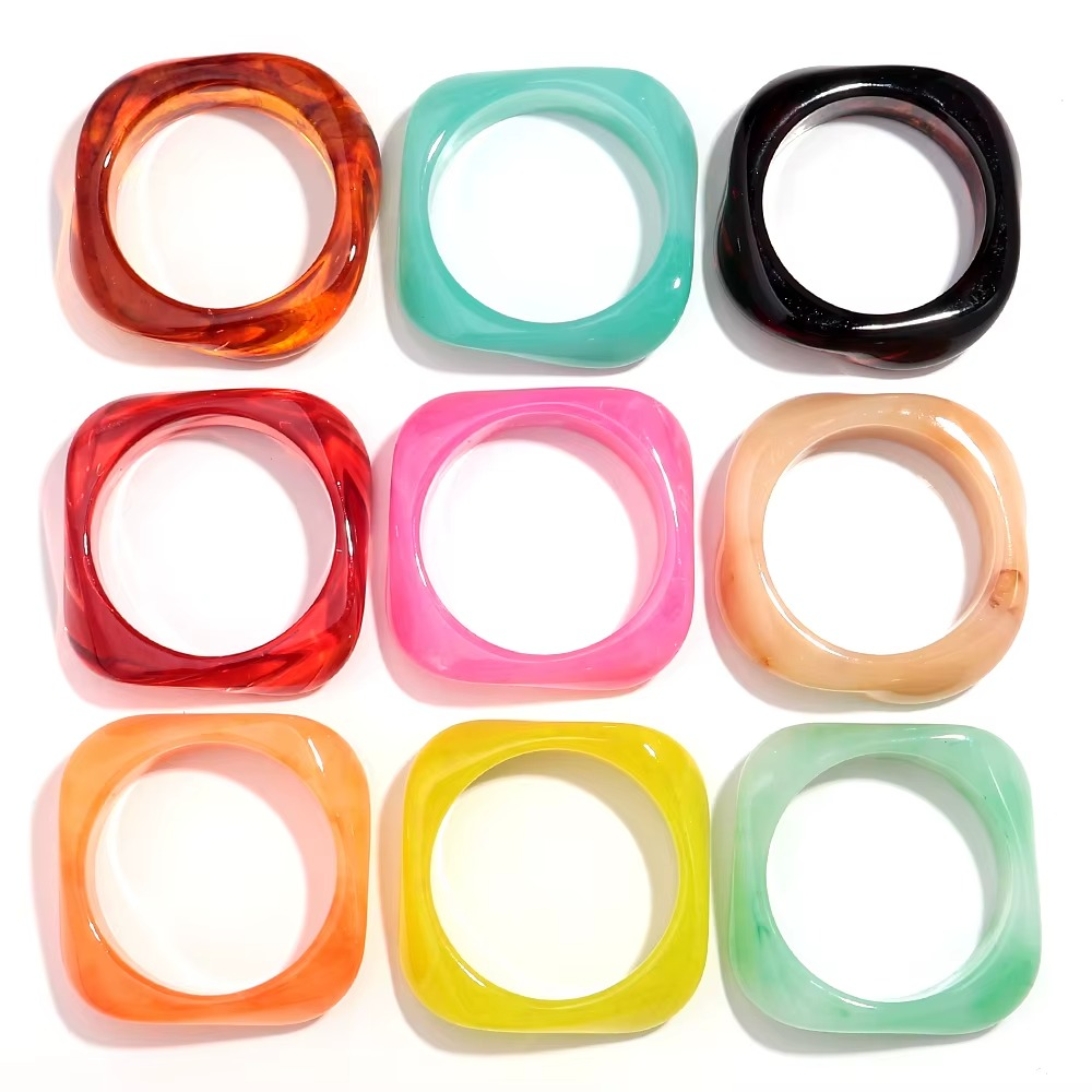 Statement Resin Chunky Bracelets