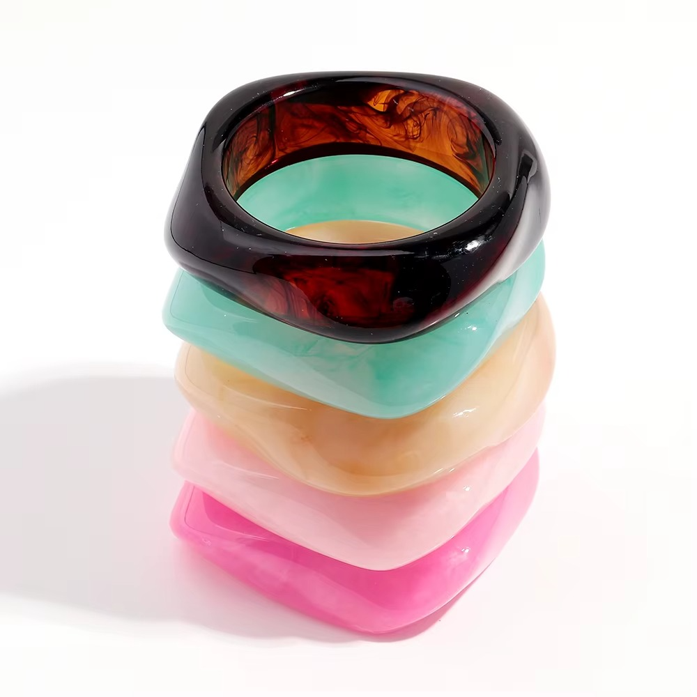 Statement Resin Chunky Bracelets