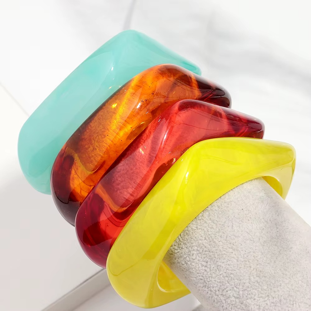 Statement Resin Chunky Bracelets