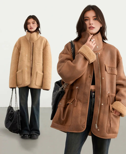 Reversible Shearling Parka