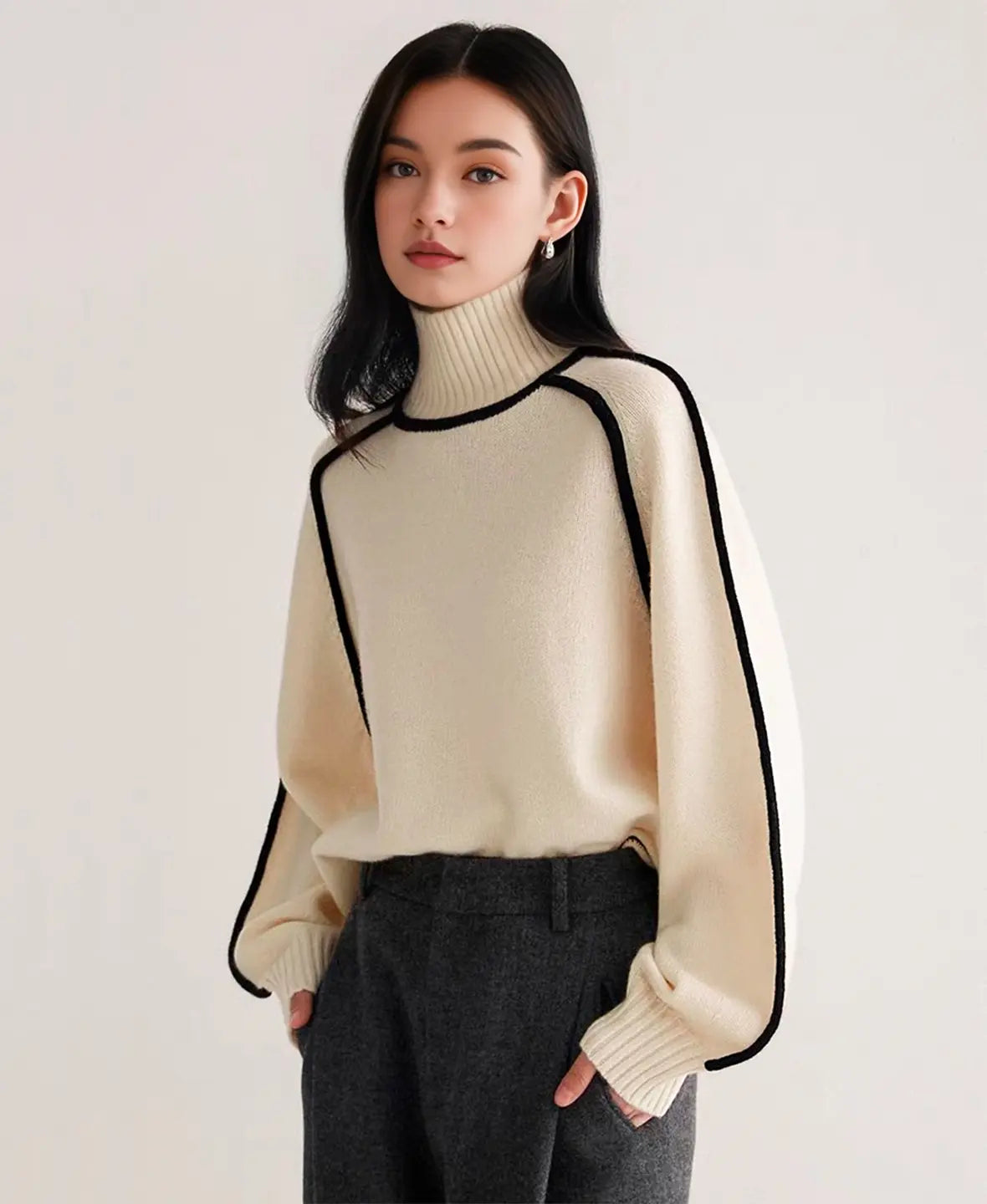 Belle Noir Pullover