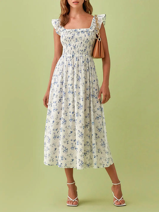 Bucolic Flare Midi Dress