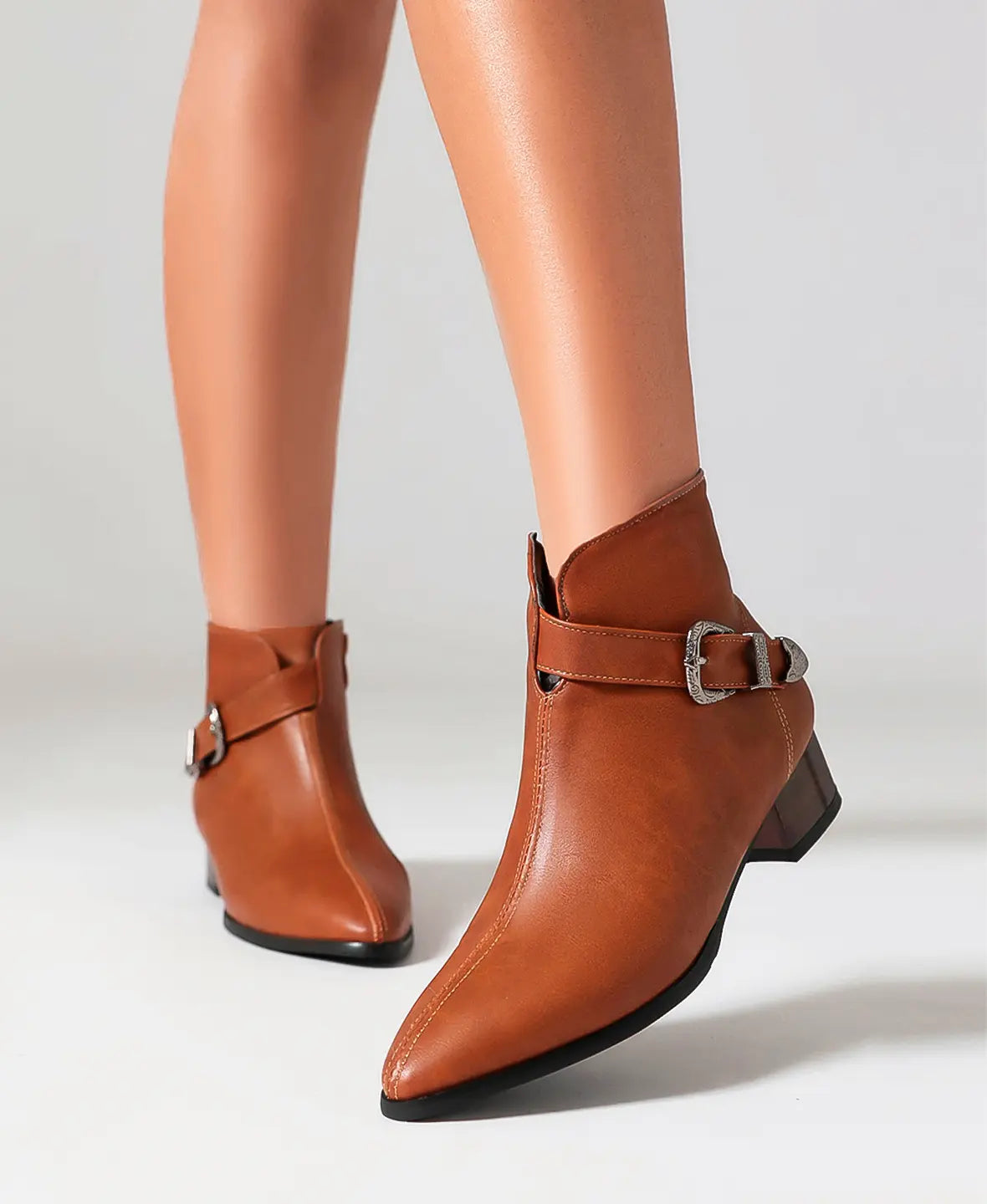 Chelsea Western Leather Boots