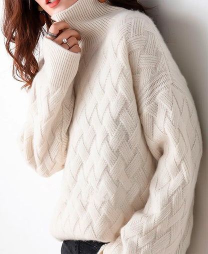 Cozy Turtleneck Knit Sweater