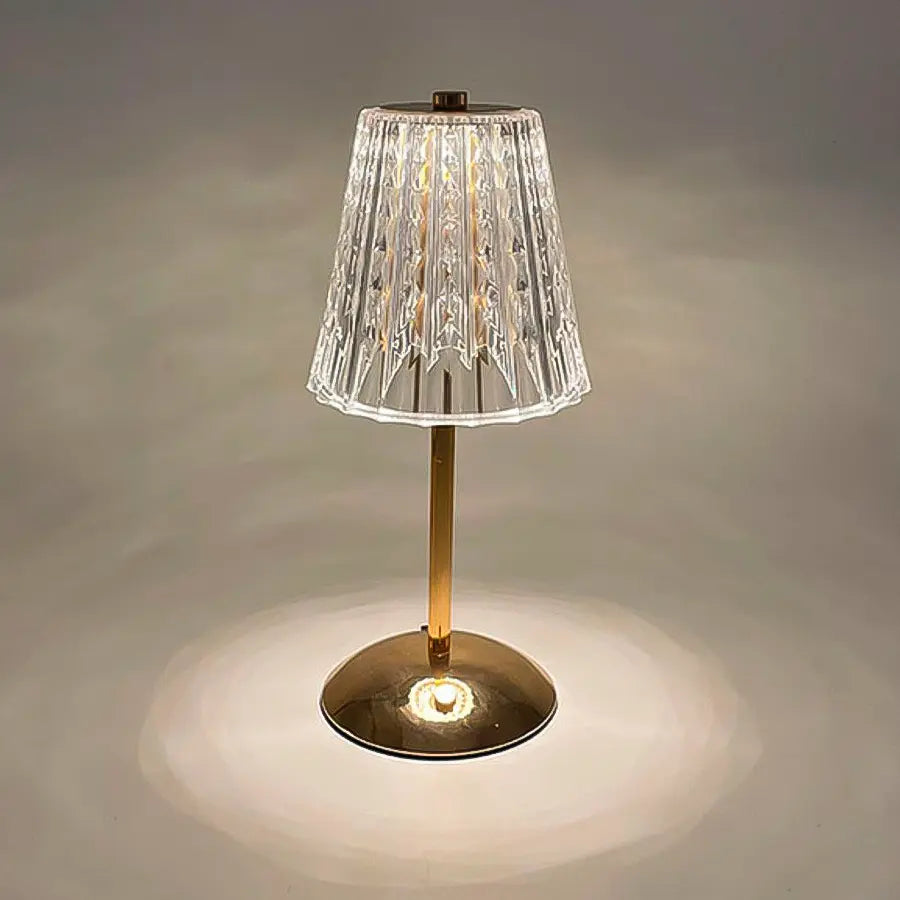 Crystal USB Rechargeable Table Lamp