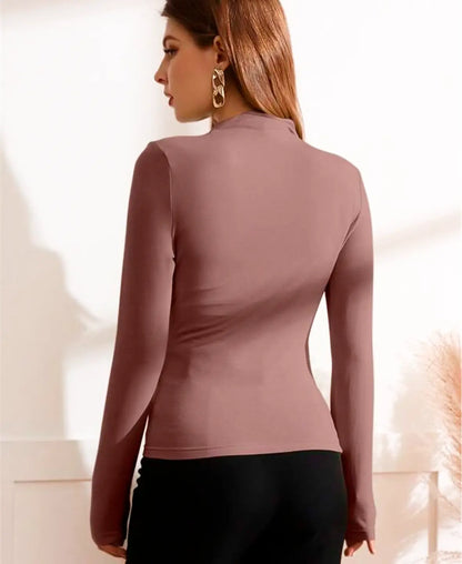 Soft Drape Long Sleeve Top