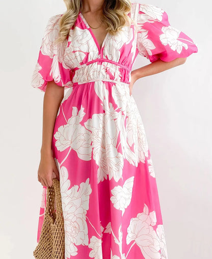 Floral Bloom Midi Dress