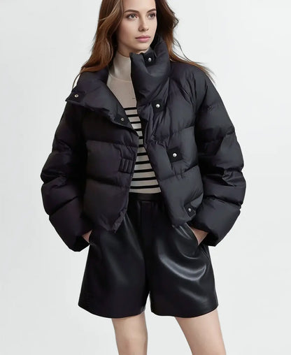 High Collar Puffer Jacket