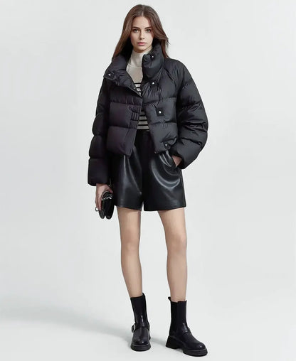 High Collar Puffer Jacket