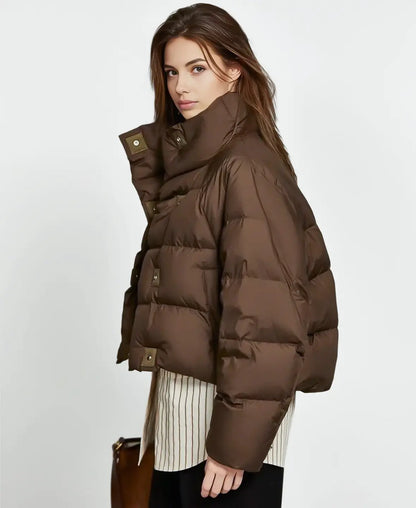 High Collar Puffer Jacket