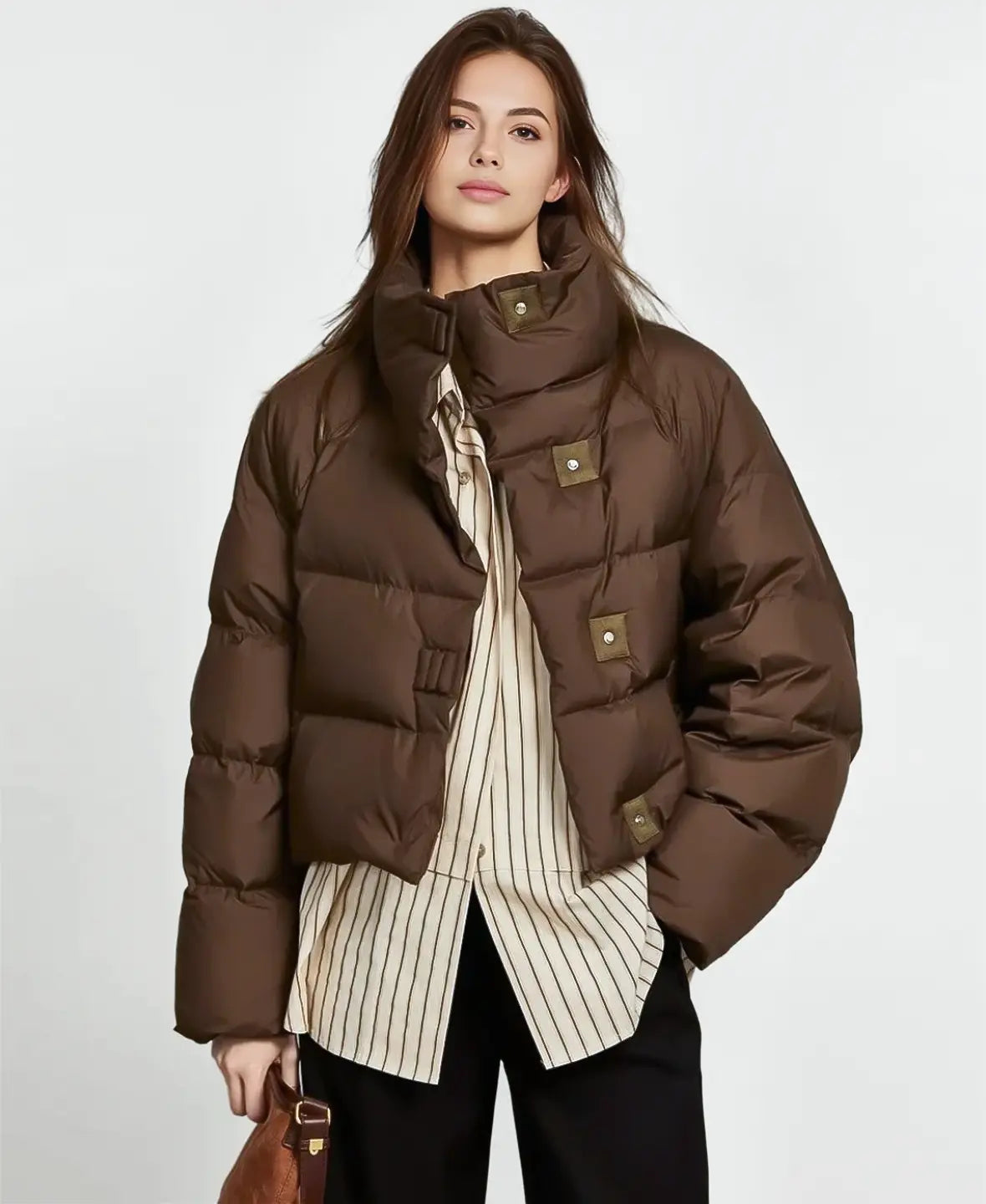 High Collar Puffer Jacket
