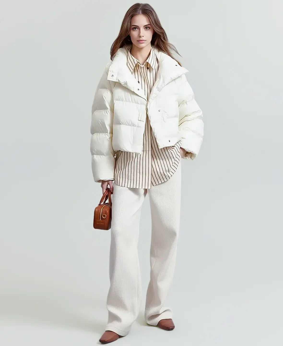 High Collar Puffer Jacket