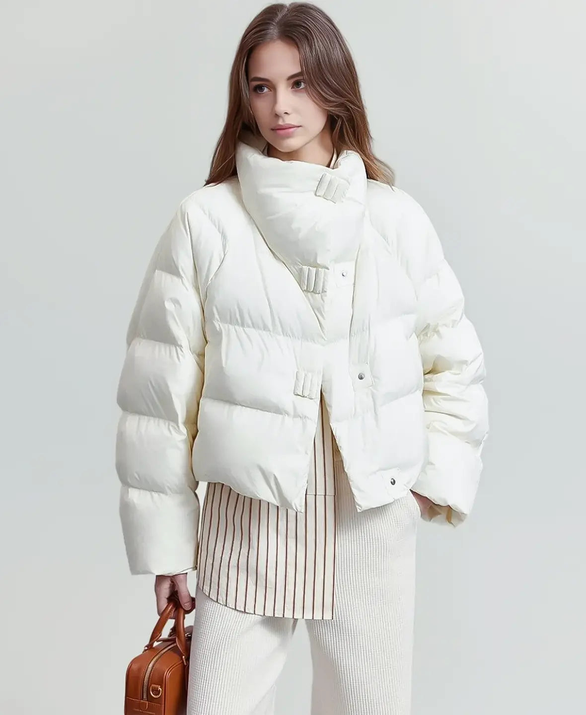 High Collar Puffer Jacket