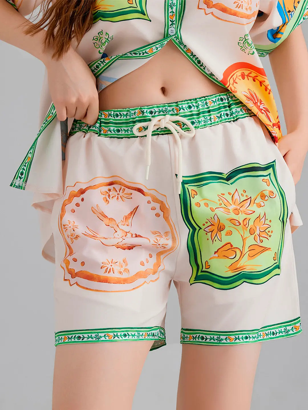 Idyllic Scarf Printed Resort Set