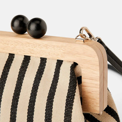 Lavish Striped Shoulder Bag