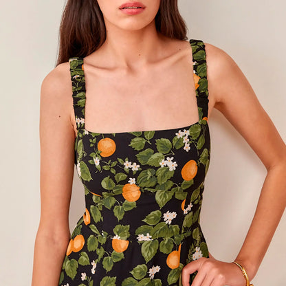 Blossom Garden Midi Dress