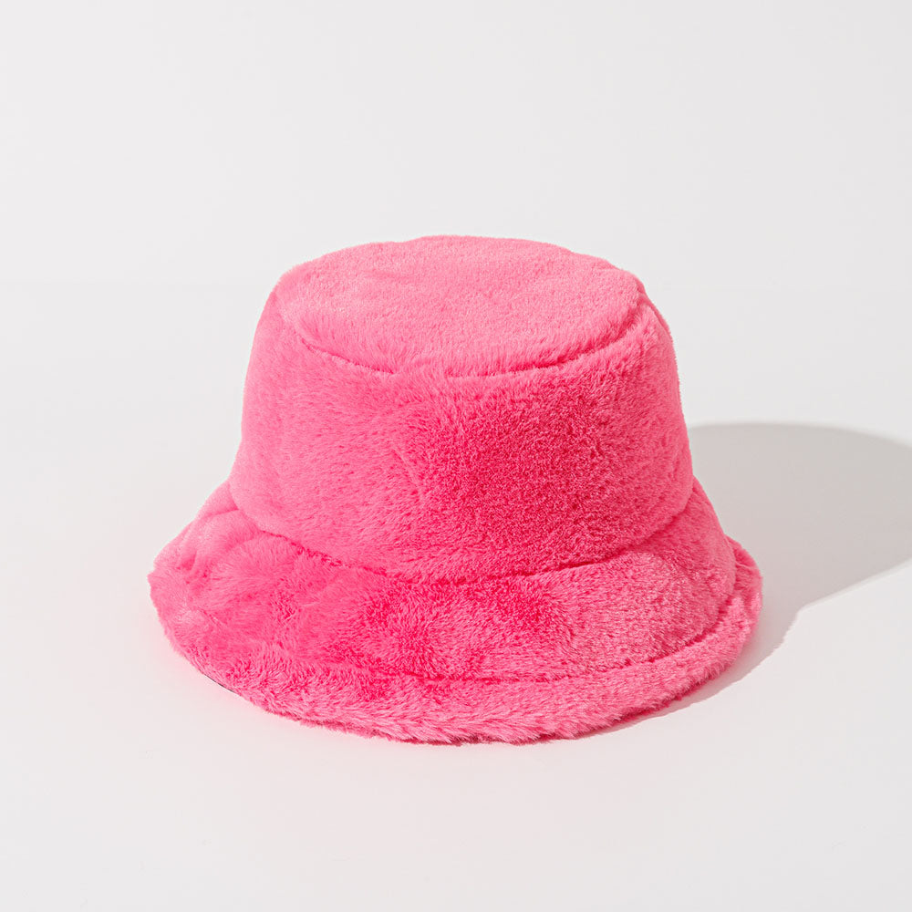 Fashion Plush Bucket Hat