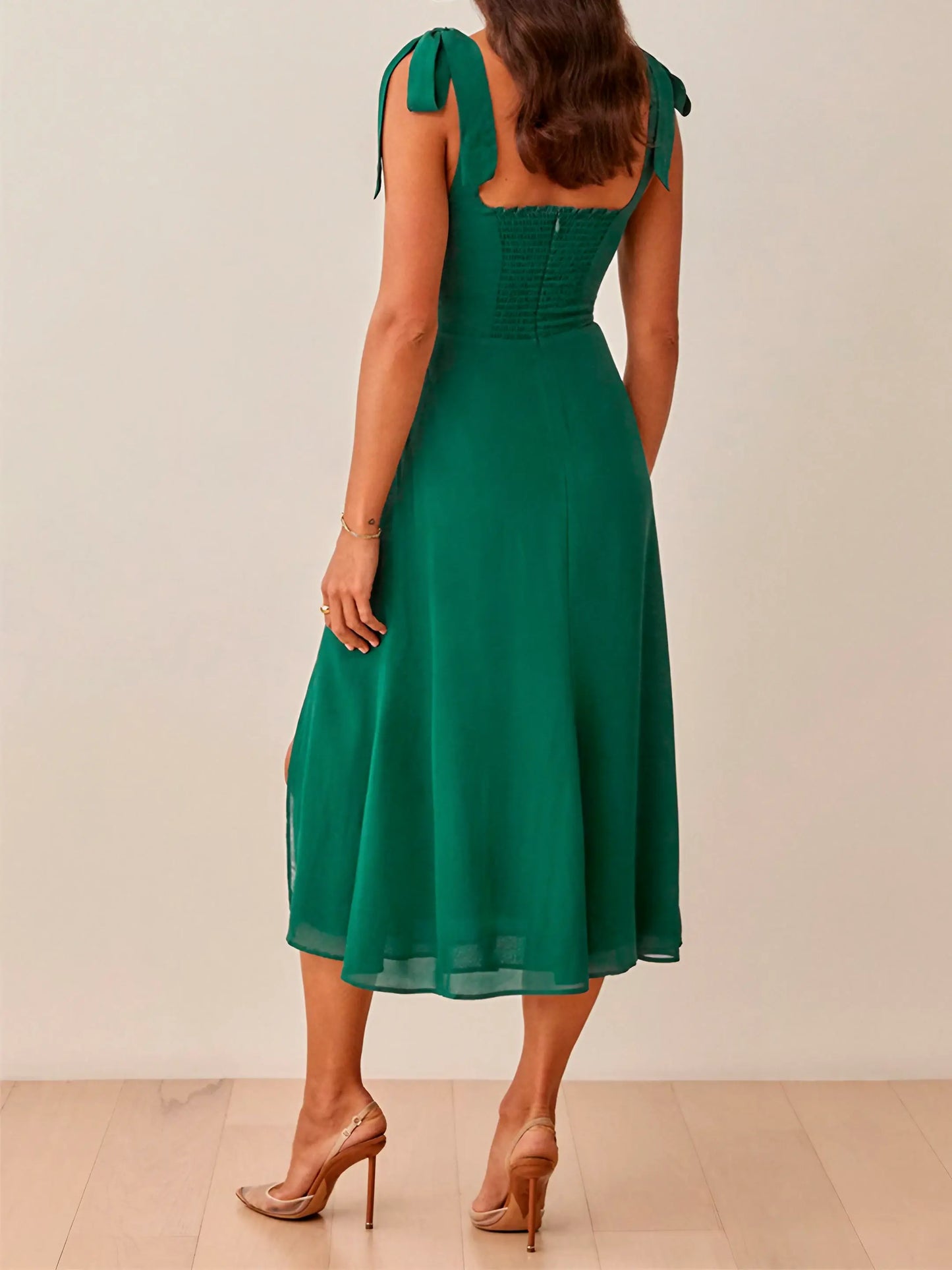 Precious Emerald Midi Dress