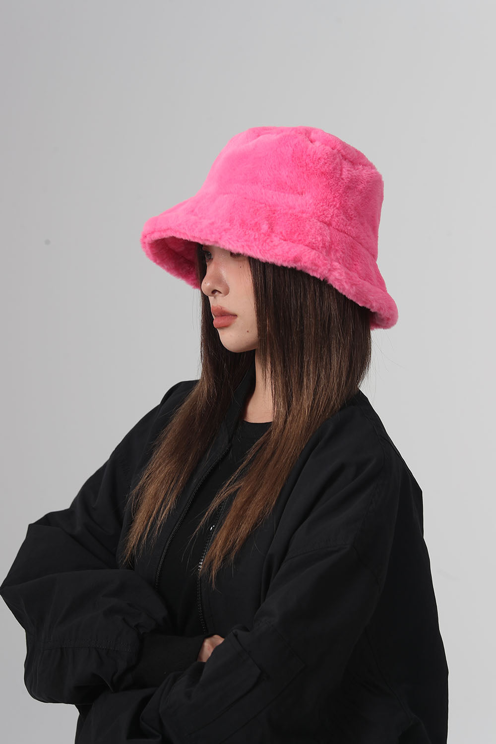 Fashion Plush Bucket Hat