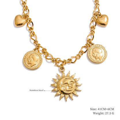 18K Gold Plated Charm Pendants