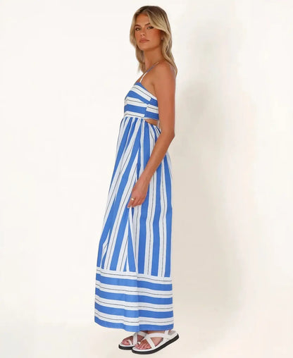 Striped Resort Maxi Dress