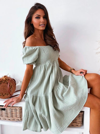 Sweet Honey Off Shoulder Sundress