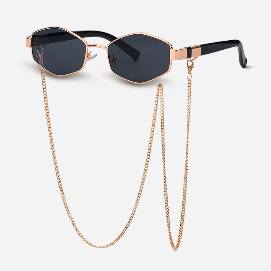 Trendy Chain Sunglasses UV400