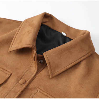 Faux Suede Classic Jacket