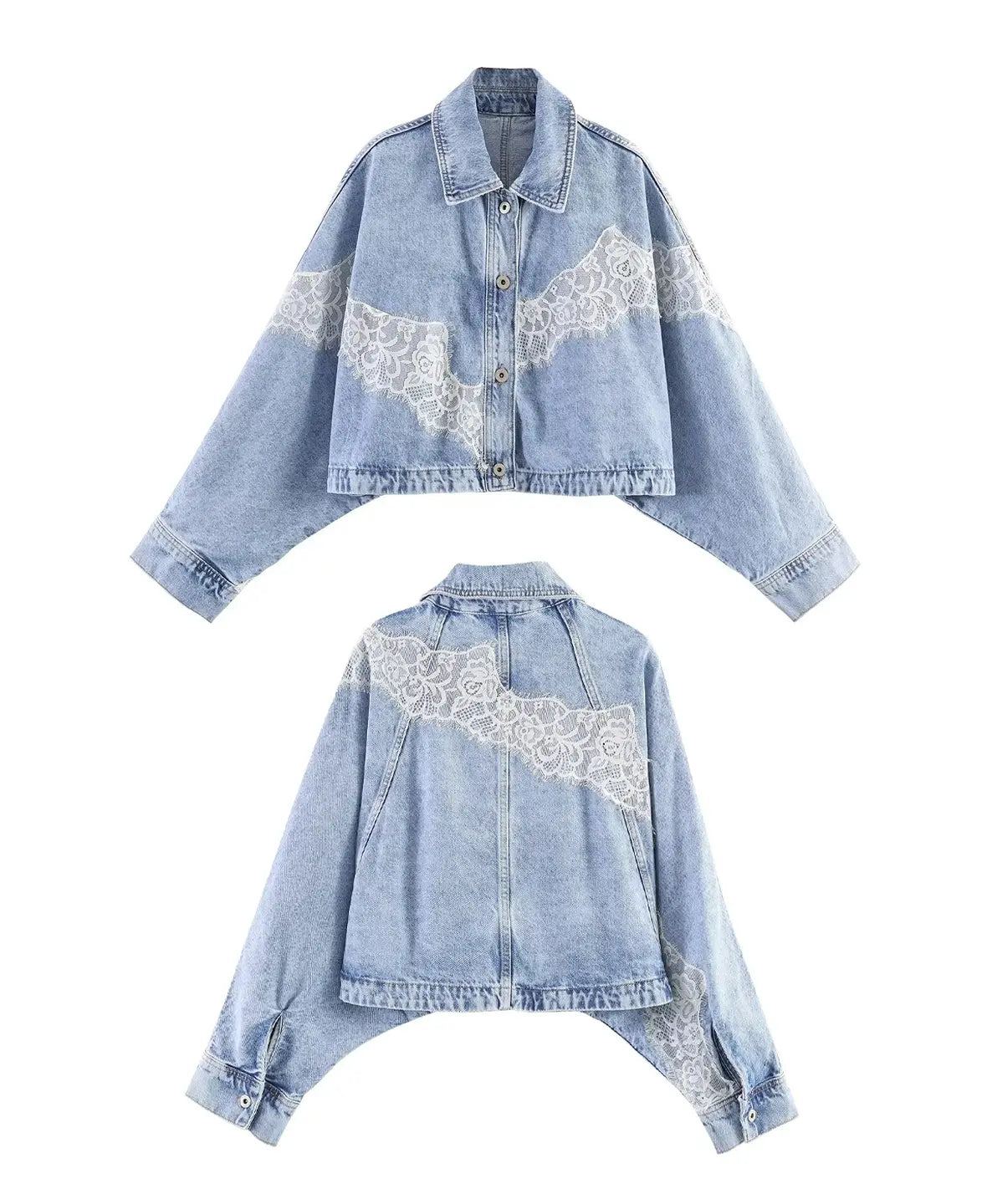 Muse Lace Denim Jacket