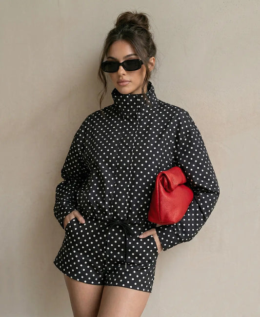 Solène Polka-Dot Set